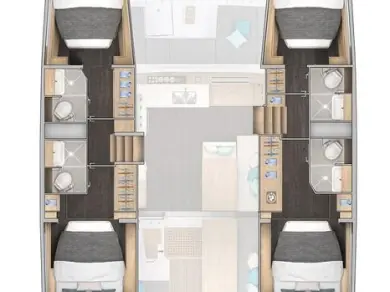 Alquiler Catamarán Lagoon con o sin  título de navegación