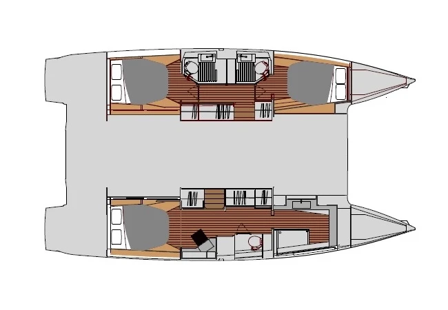 Alquiler de Catamarán, con o sin patrón Fountaine Pajot Marsella