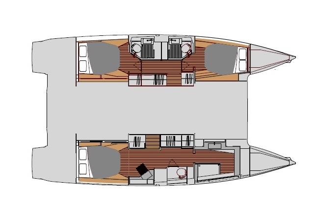 Alquiler de Catamarán, con o sin patrón Fountaine Pajot Marsella