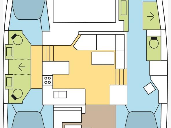 Alquiler Catamarán Fountaine Pajot con o sin  título de navegación