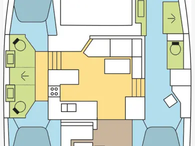 Alquiler Catamarán Fountaine Pajot con o sin  título de navegación