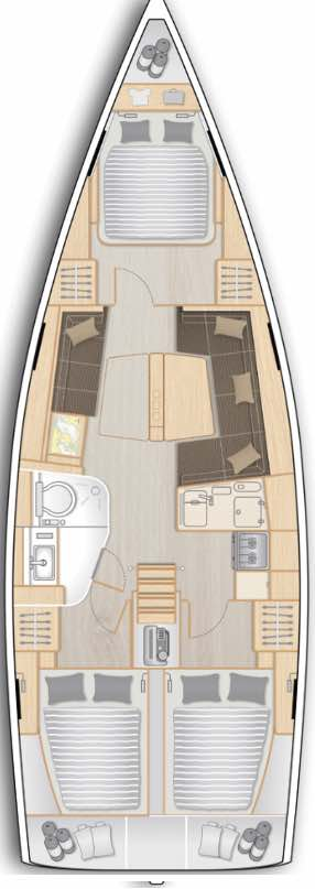 Alquiler de barcos Marsella barato de Hanse 418