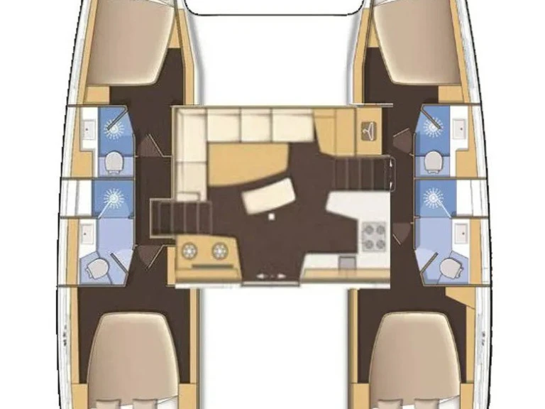 Alquiler de barcos Mahé barato de Lagoon 42