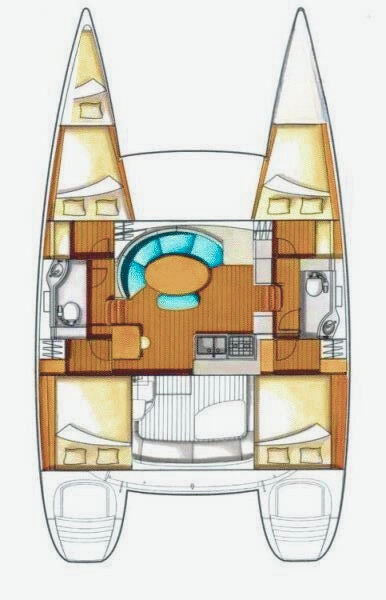 Alquiler Catamarán Lagoon con o sin  título de navegación