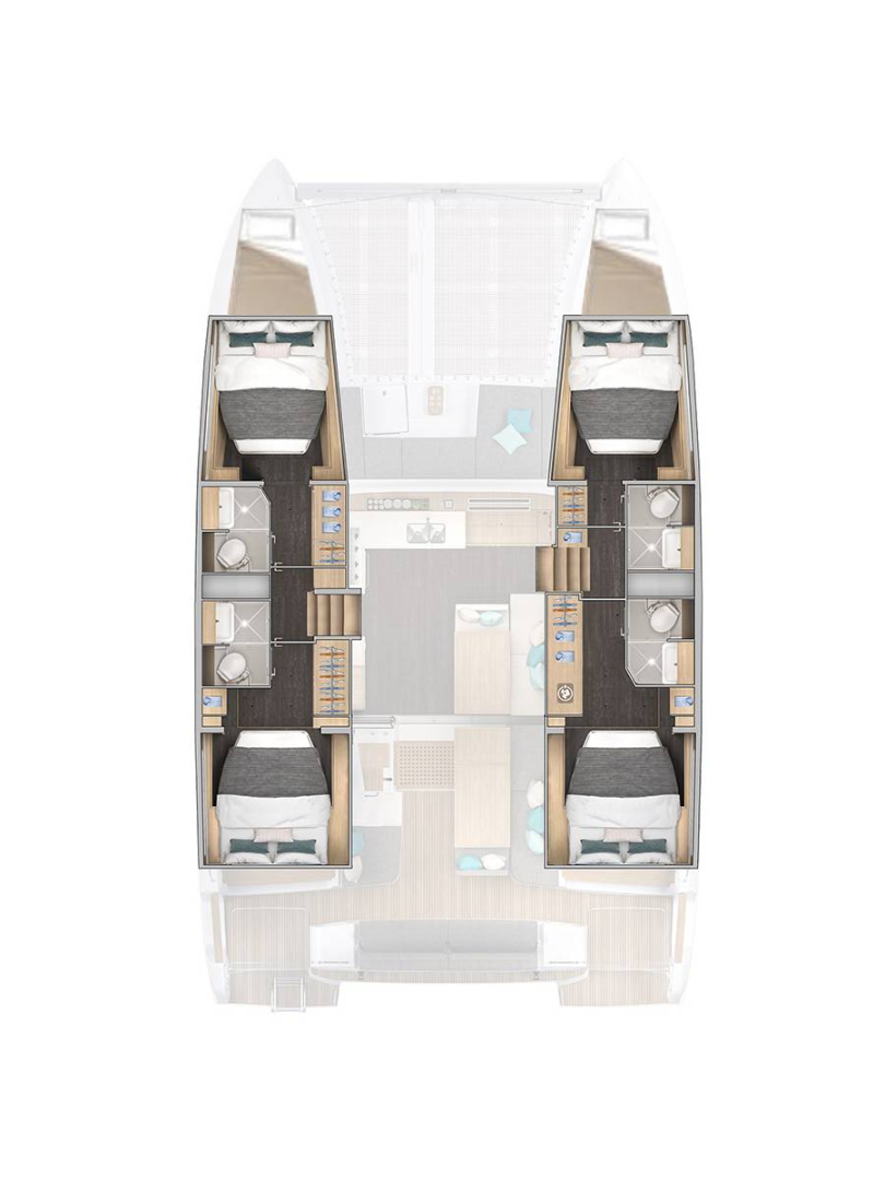 Alquiler de embarcaciones Lagoon Lagoon 43 enRogoznica en Samboat