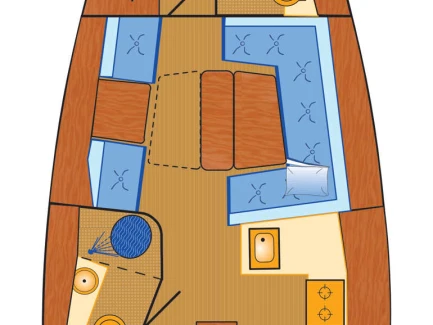 Alquiler Velero Hanse con o sin  título de navegación