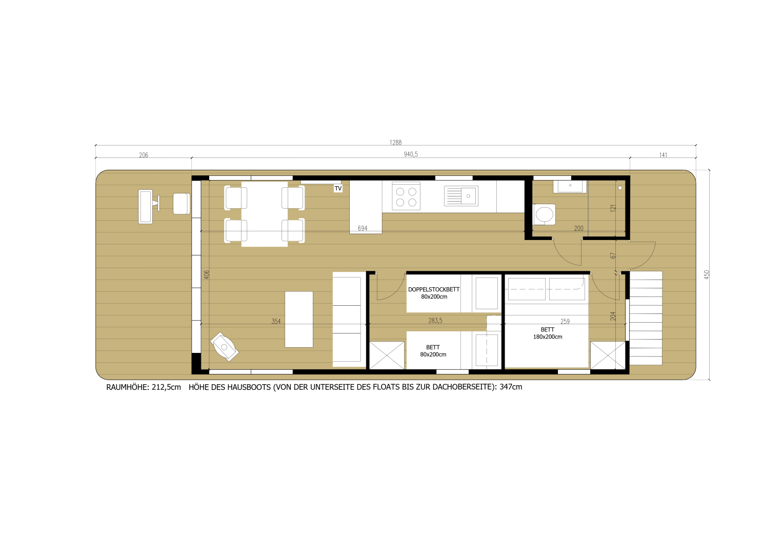 Alquiler Casa flotante WOMA con o sin  título de navegación