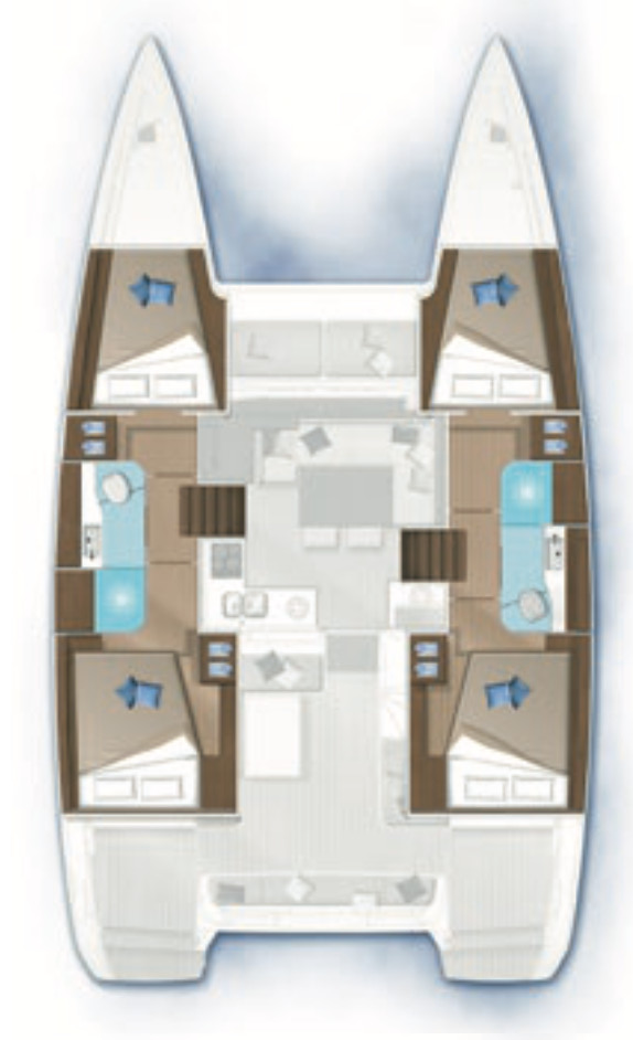 Alquiler Catamarán Lagoon con o sin  título de navegación