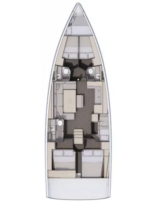 Alquiler de barcos Dénia barato de Dufour 470