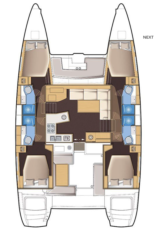 Alquiler de barcos Mai Khao barato de Lagoon 450 Sport Top