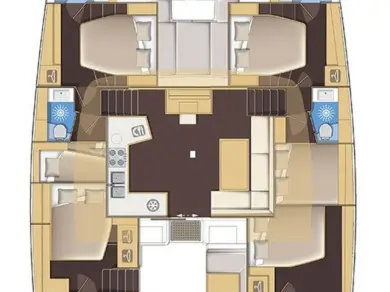 Alquiler de embarcaciones Lagoon Lagoon 52 F enTrogir en Samboat