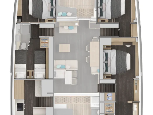 Alquiler Catamarán en Portisco - Lagoon Lagoon 60