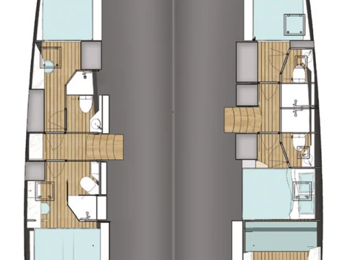 Alquiler de Wave Catamarans Wave 50 - 5 cab. en Olbia