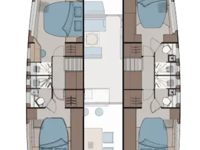 Aquila Aquila 45 Sail - 4 + 1 cab. de alquiler a Parham Town