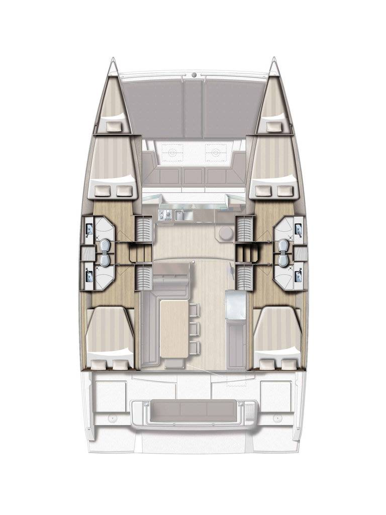 Alquiler Catamarán en Capo d'Orlando - Bali Bali 4.3