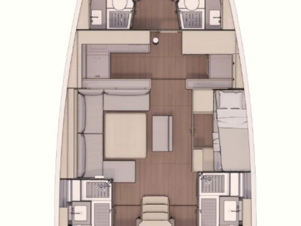 Alquiler Velero Dufour con o sin  título de navegación