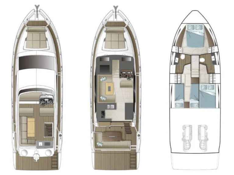 Sealine Sealine F430 de alquiler a Dubrovnik