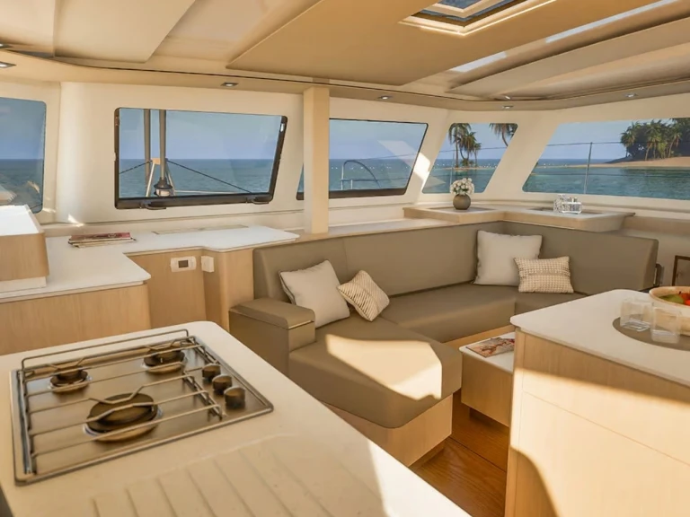 Alquiler de embarcaciones Fountaine Pajot Fountaine Pajot FP 41 Quatuor 4 enLávrio en Samboat