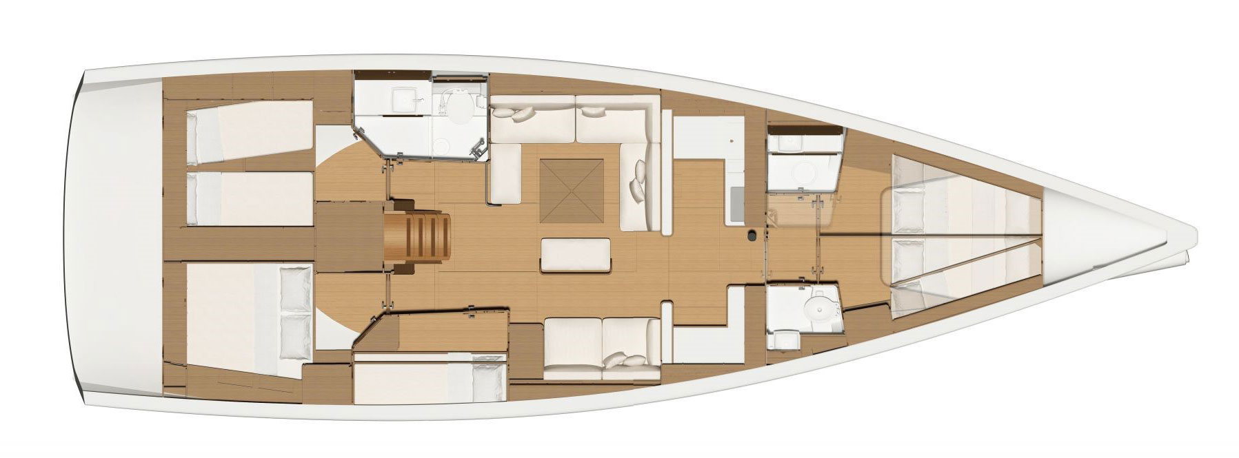 Alquiler de barcos La Seyne-sur-Mer barato de Dufour 520 Grand Large