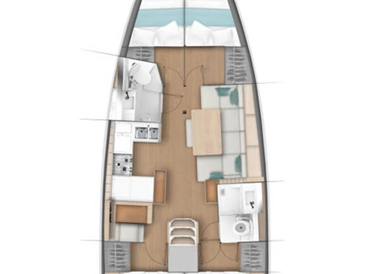 Jeanneau Sun Odyssey 440 de alquiler a Seget Donji