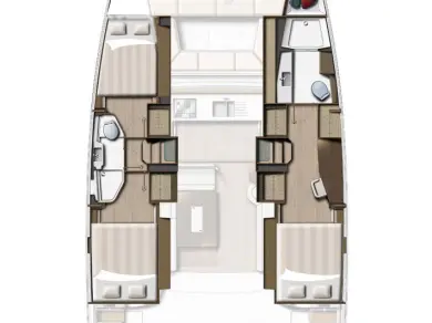 Alquiler de barcos Kaštela barato de Bali Catsmart OW - 3 cab.
