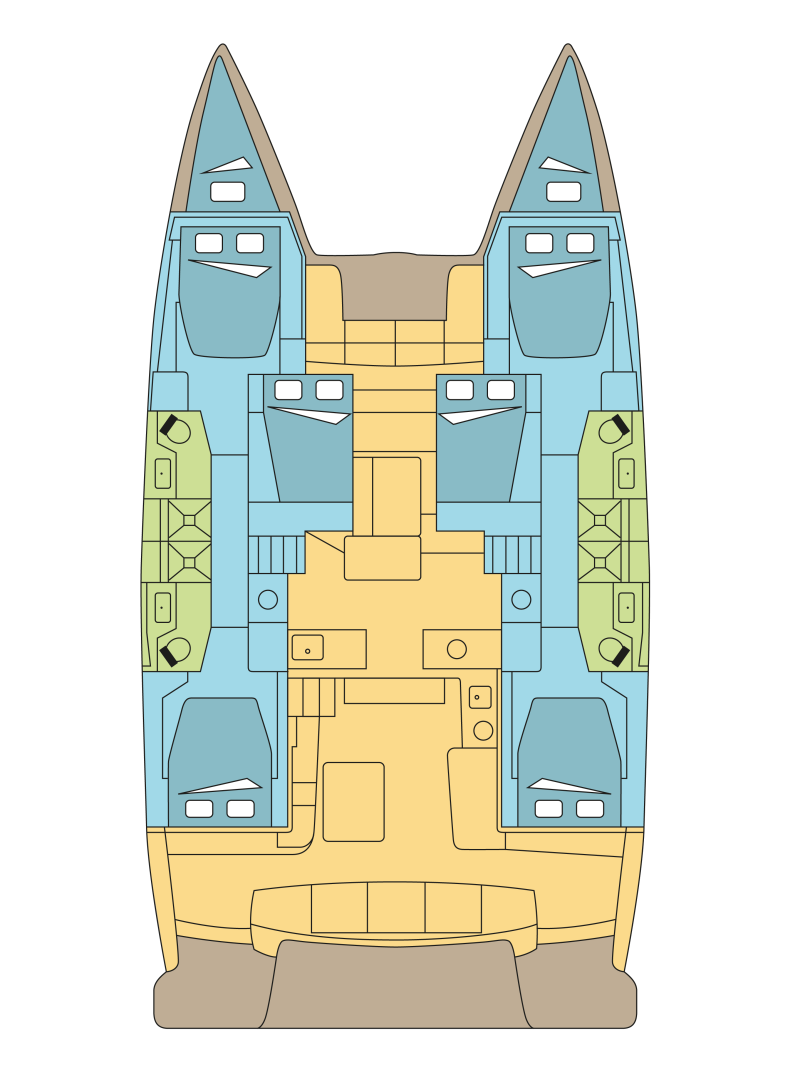 Alquiler de embarcaciones Lagoon Lagoon 51 enLa Paz en Samboat
