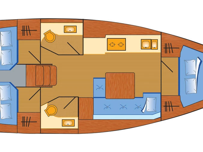 Alquiler Velero Dufour con o sin  título de navegación