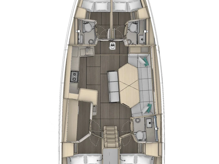 Alquiler Velero en Préveza - Dufour Dufour 48
