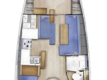 Jeanneau Sun Odyssey 410 de alquiler a Murter-Kornati