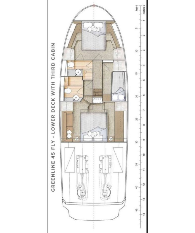 Alquiler de barcos Biograd na Moru barato de Greenline 45 Fly