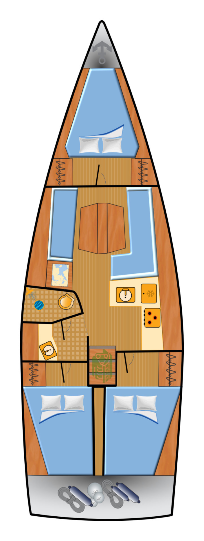 Alquiler de Velero, con o sin patrón Dehler Punat