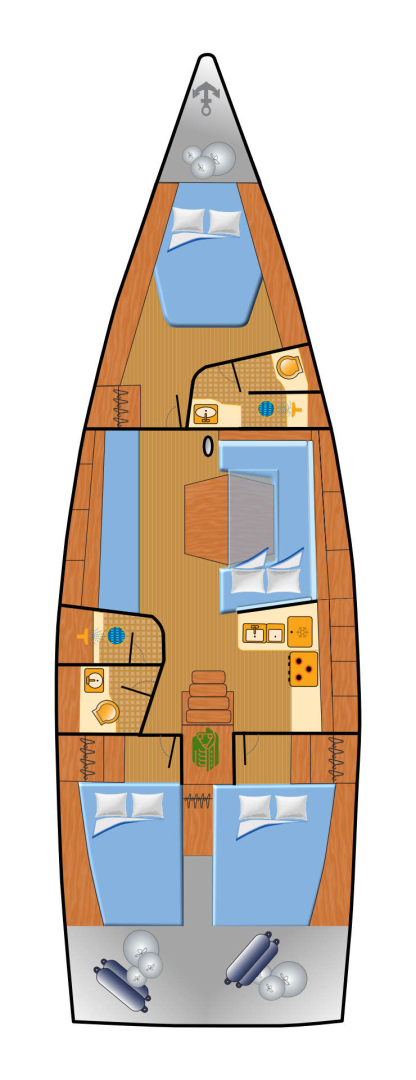 Alquiler Velero Dehler con o sin  título de navegación