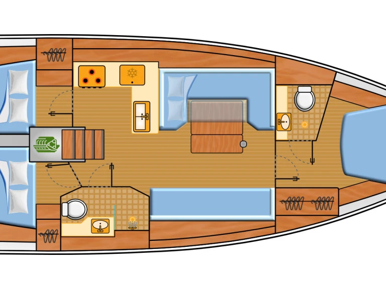 Alquiler de barcos Pula barato de Hanse 410