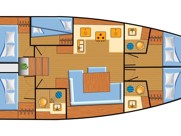 Alquiler de barcos Biograd na Moru barato de Sun Odyssey 490