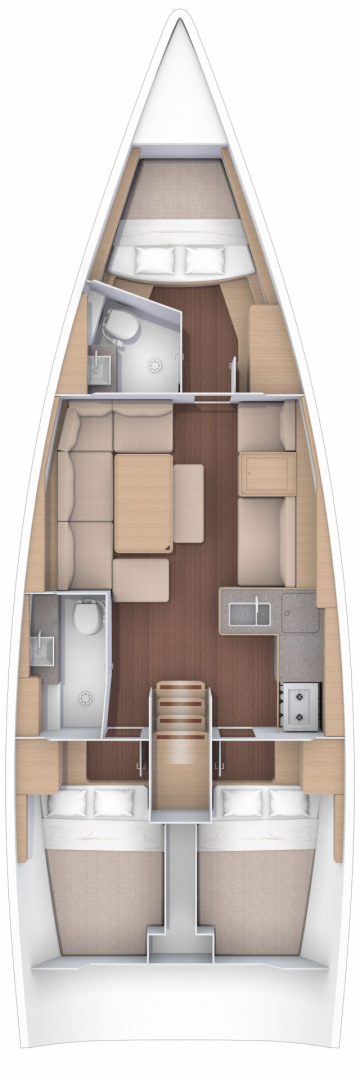 Alquiler de Velero, con o sin patrón Dufour Trogir