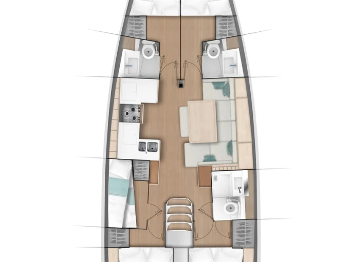 Jeanneau Sun Odyssey 490 de alquiler a Fethiye