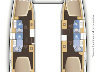 Alquiler de barcos Salamína barato de Lagoon 42