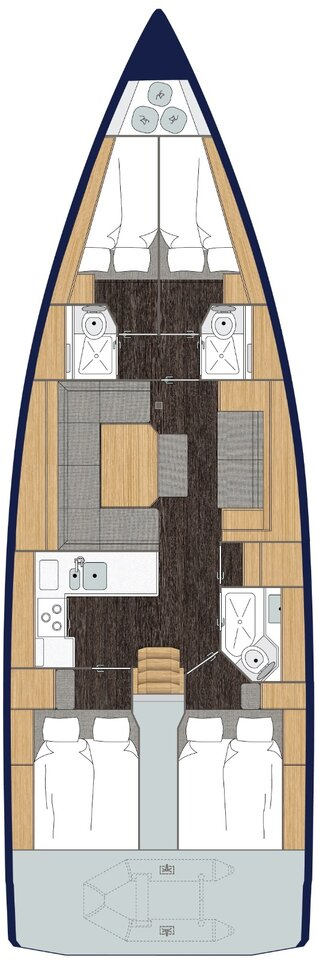 Alquiler de barcos Göcek barato de Bavaria C45