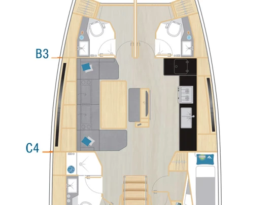 Hanse Hanse 460 de alquiler a Fethiye