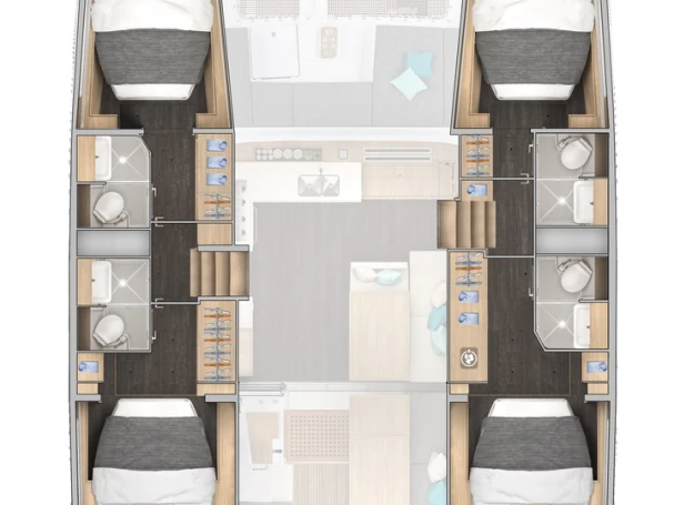 Alquiler Catamarán Lagoon con o sin  título de navegación