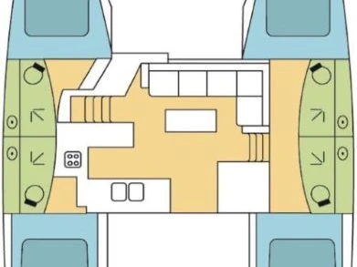 Alquiler Olbia - Fountaine Pajot Elba 45 en SamBoat