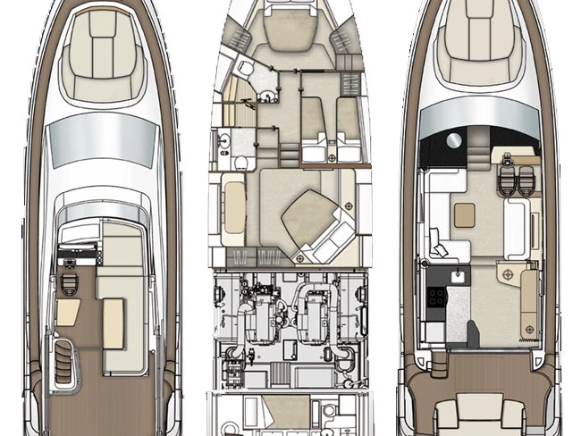 Alquiler de barcos Kaštela barato de Azimut 55 Fly