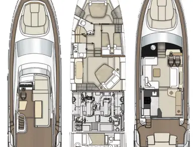 Alquiler de barcos Kaštela barato de Azimut 55 Fly