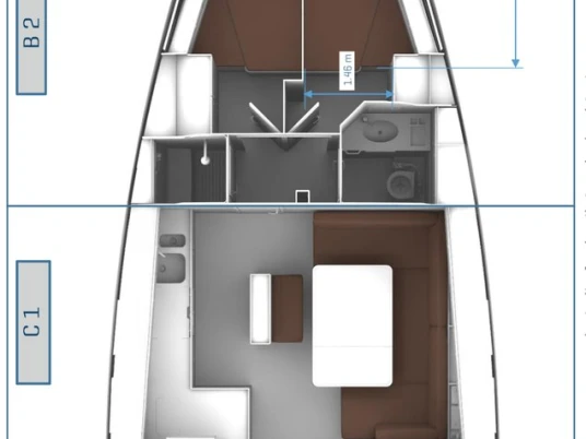 Bavaria Cruiser 46 de alquiler a Marmaris