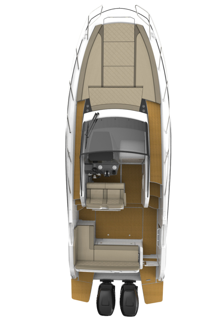 Alquiler de Quicksilver Quicksilver Activ 875 Sundeck en Tribunj