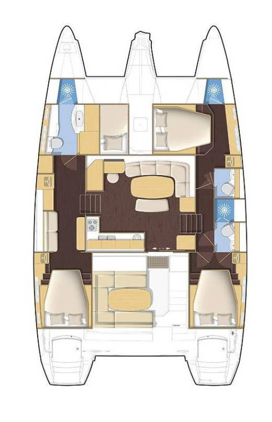 Alquiler Rogoznica - Lagoon Lagoon 421 en SamBoat