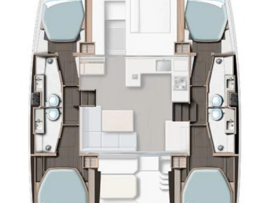 Leopard Catamarans / Robertson & Caine Leopard 42 - 4 cab. de alquiler a Procida