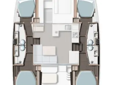 Leopard Catamarans / Robertson & Caine Leopard 42 - 4 cab. de alquiler a Procida