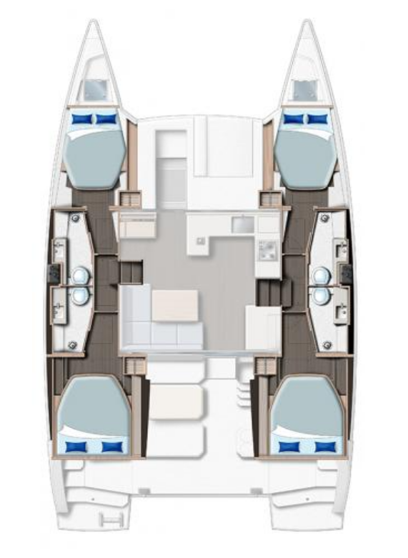 Alquiler Procida - Leopard Catamarans / Robertson & Caine Leopard 42 - 4 cab. en SamBoat