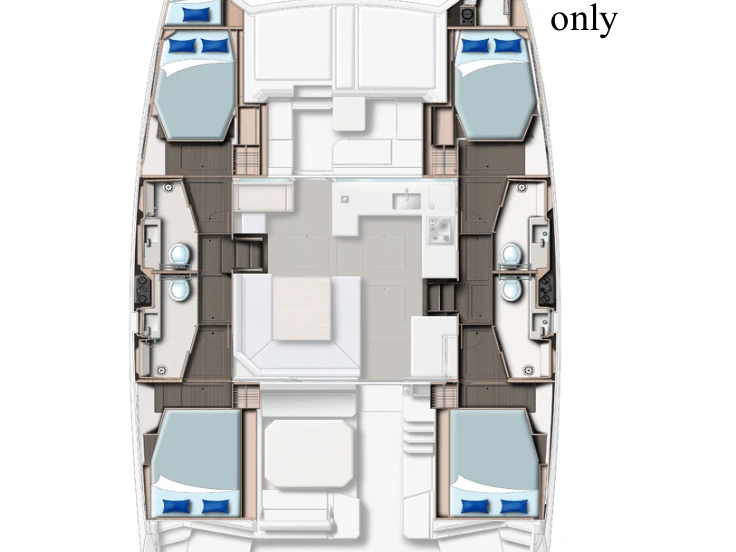 Alquiler de embarcaciones Leopard Catamarans / Robertson & Caine Leopard 45 enCannigione en Samboat